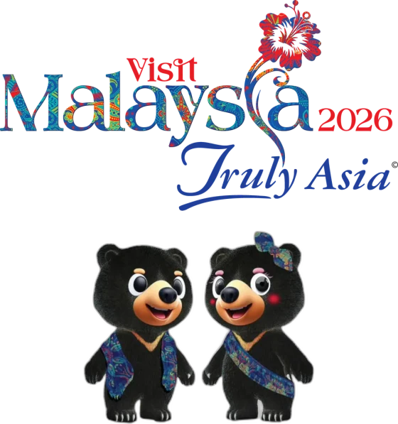 Visit Malaysia 2026 Truly Asia with sun bear mascots